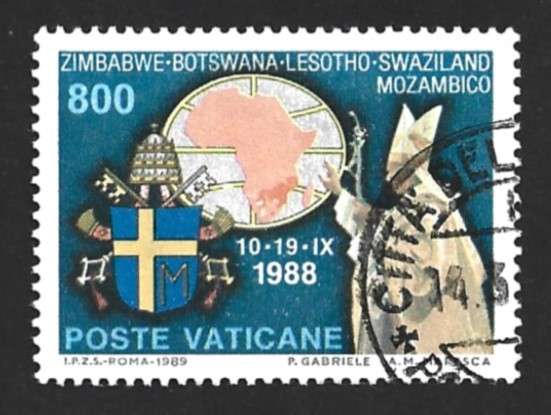 1989 VATICAN CITY POPE JOHN PAUL II