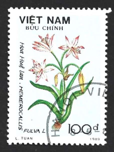 1989 VIETNAM FLOWERS