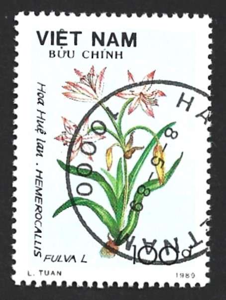 1989 VIETNAM FLOWERS