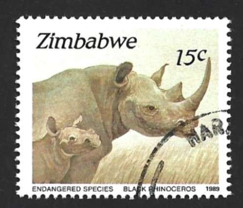 1989 ZIMBABWE ENDANGERED SPECIES