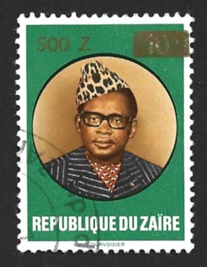 1990 ZAIRE PRES. JOSEPH MOBUTU