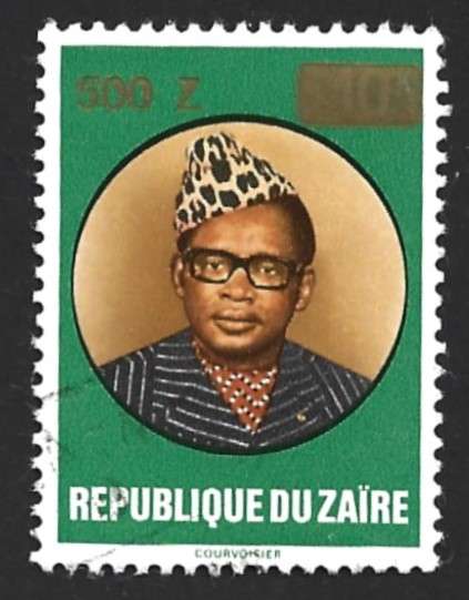 1990 ZAIRE PRES. JOSEPH MOBUTU
