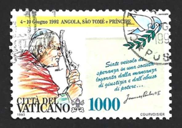 1993 VATICAN CITY POPE JOHN PAUL II