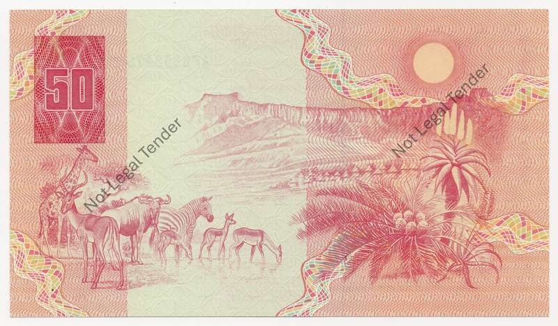 1984 R50 note - Gerhard de Kock - Third Issue