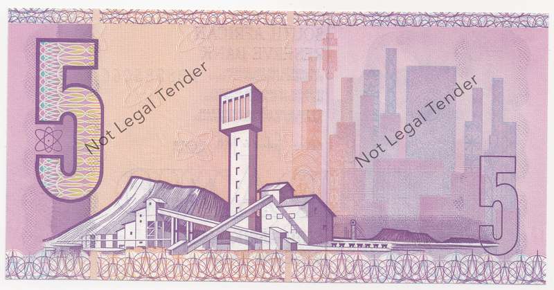 1989 R5 Note - Gerhard de Kock - Third Issue