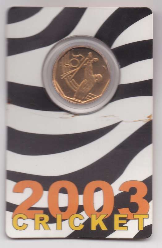 2003 cricket 50 cent in card