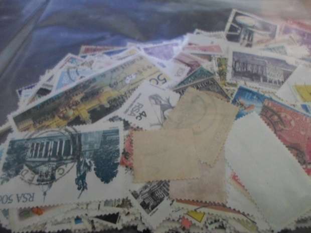 460 X SA UNION AND RSA MINT AND USED STAMPS OFF PAPER SEE PICS