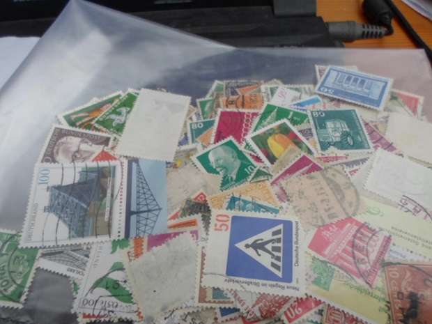 400 X GERMAN USED STAMPS OFF PAPER SEE PICS NEAT LOT