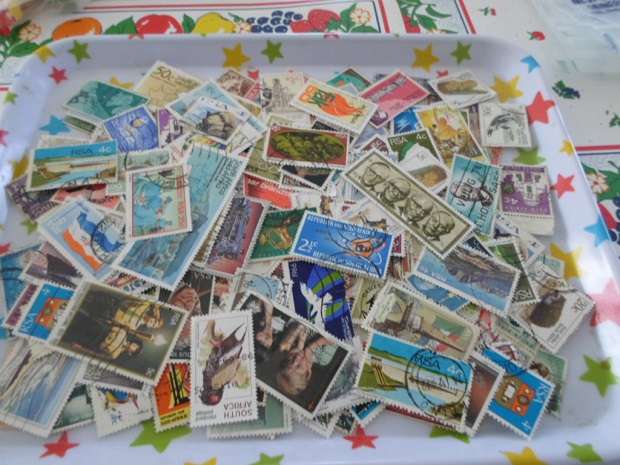 240 X SA UNION AND RSA USED STAMPS OFF PAPER SEE PICS