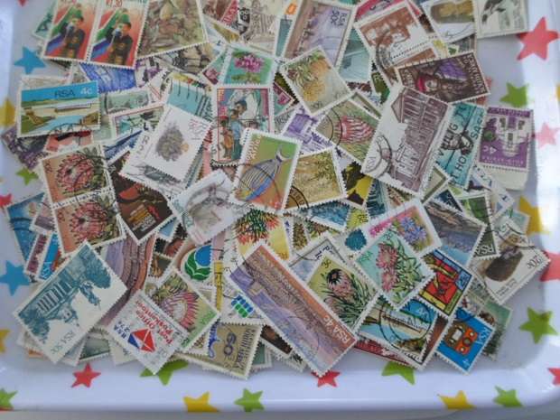 240 X SA UNION AND RSA USED STAMPS OFF PAPER SEE PICS