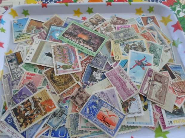 1000 X MIXED USED WORLD STAMPS OFF PAPER GREAT LOT BARGAIN SEE PICS