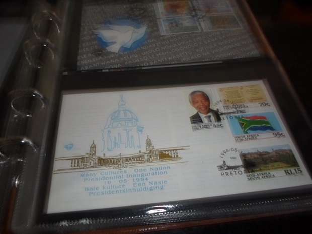 RSA 53 X MINT FDC`SINCLUDING 1994 PRESIDENTIAL INAUGURATION 6.3B AND 6.3C WITH R5 COIN BARGAIN