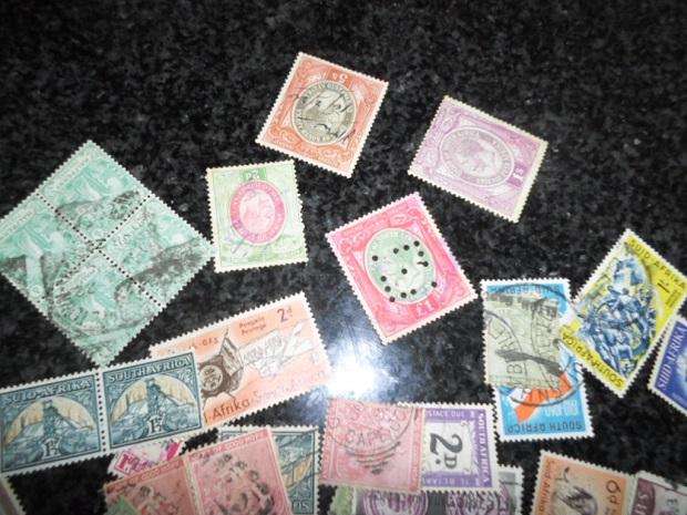 150 X SOUTH AFRICA UNION USED STAMPS OFF PAPER SEE PICS