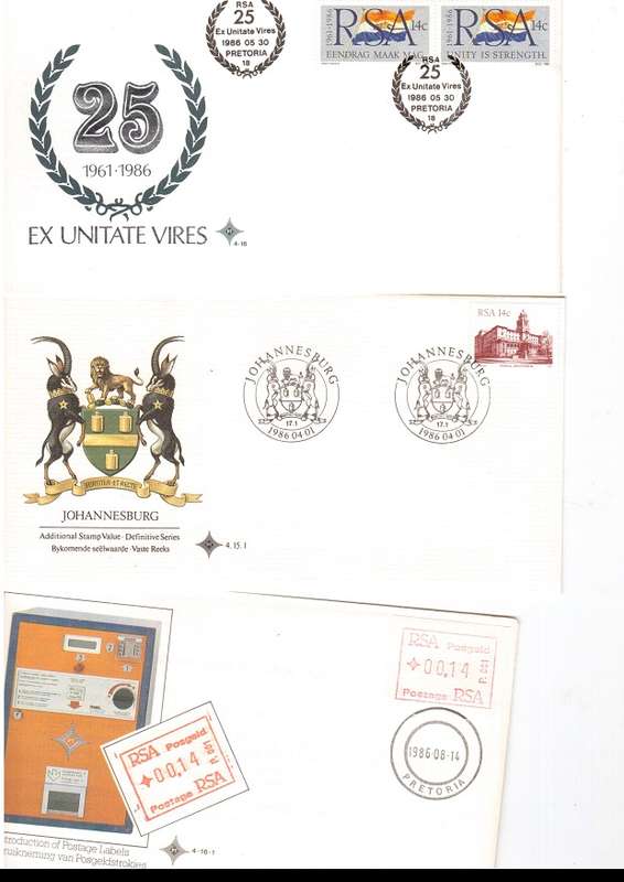 36 X RSA FIRST DAY COVERS SEE PICS