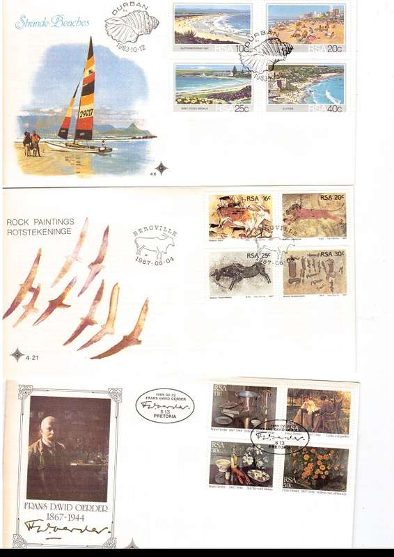 33 X RSA FIRST DAY COVERS SEE PICS
