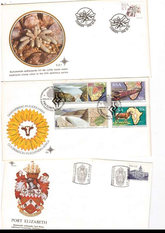 33 X RSA FIRST DAY COVERS SEE PICS