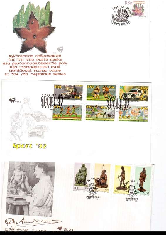 33 X RSA FIRST DAY COVERS SEE PICS