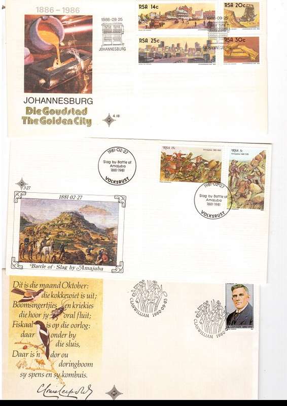33 X RSA FIRST DAY COVERS SEE PICS