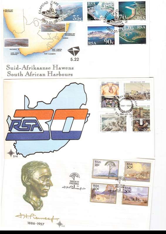 33 X RSA FIRST DAY COVERS SEE PICS