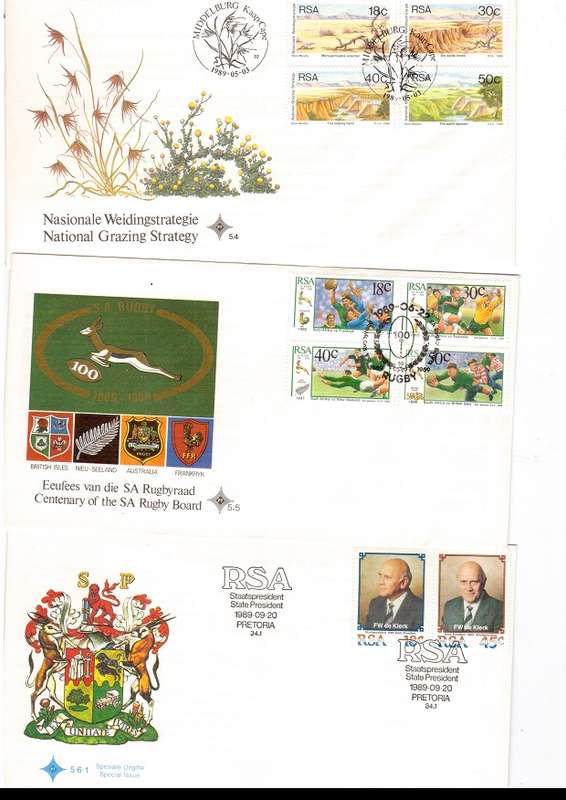 33 X RSA FIRST DAY COVERS SEE PICS