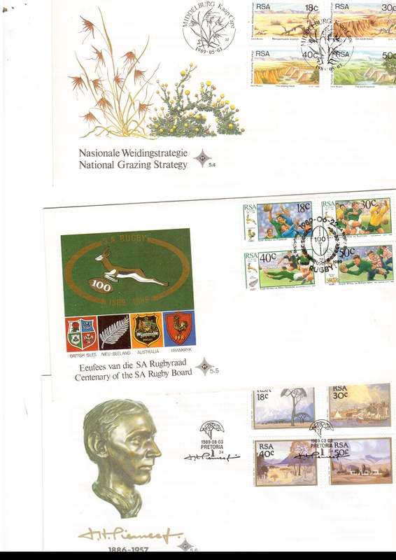 70 X RSA FIRST DAY COVERS ONLY SOME SCANNED SEE PICS