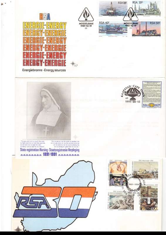 70 X RSA FIRST DAY COVERS ONLY SOME SCANNED SEE PICS
