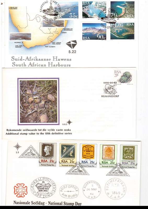 70 X RSA FIRST DAY COVERS ONLY SOME SCANNED SEE PICS