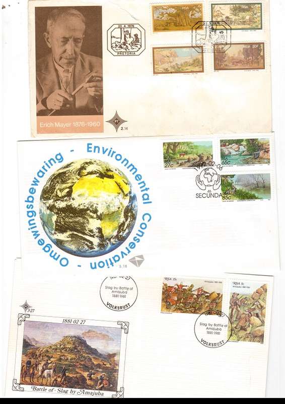 70 X RSA FIRST DAY COVERS ONLY SOME SCANNED SEE PICS