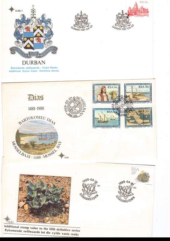 70 X RSA FIRST DAY COVERS ONLY SOME SCANNED SEE PICS
