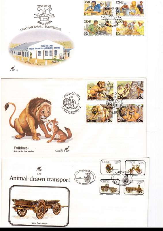 33 X CISCEI  FIRST DAY COVERS SEE PICS