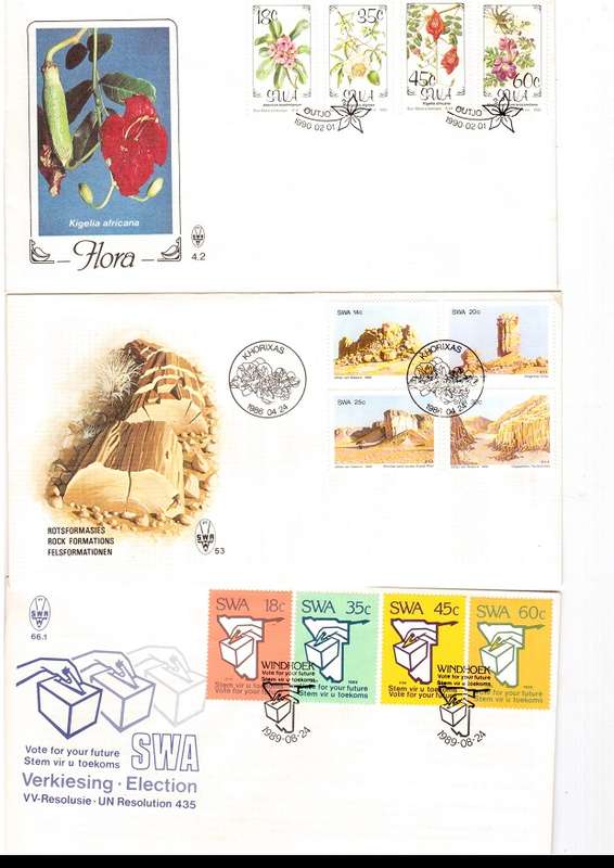 44 X SOUTH WEST AFRICA FIRST DAY COVERS SEE PICS