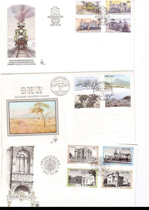 44 X SOUTH WEST AFRICA FIRST DAY COVERS SEE PICS