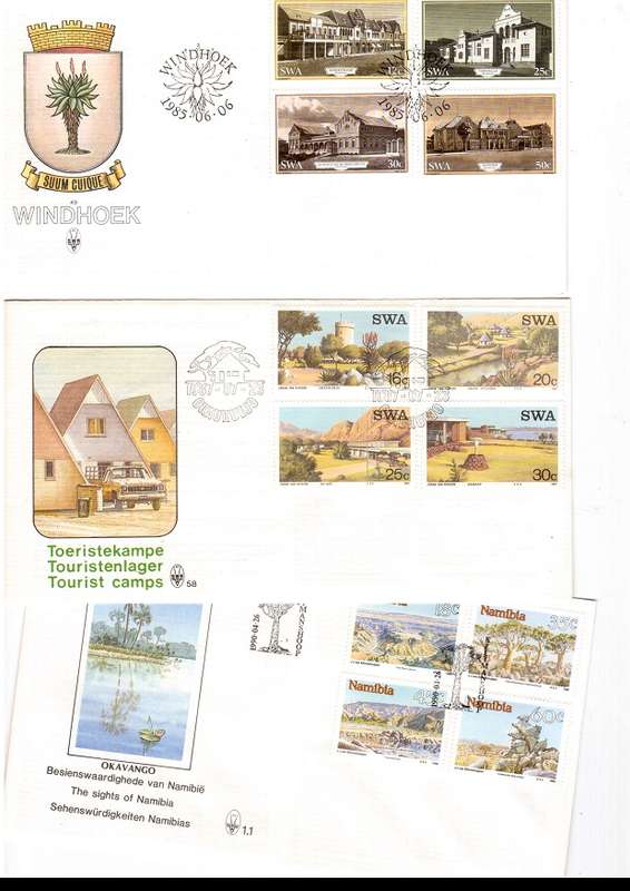 44 X SOUTH WEST AFRICA FIRST DAY COVERS SEE PICS
