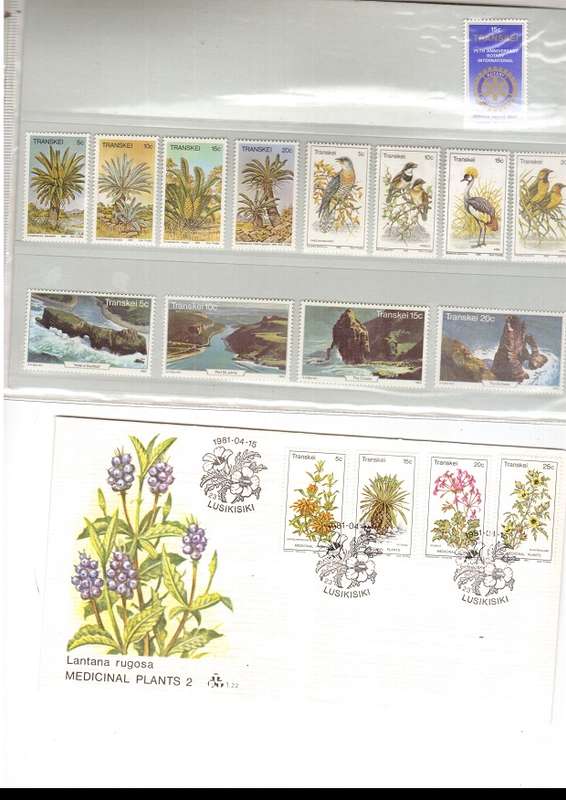 RSA AND HOMLAND FDCS AND MINT AND USED STAMPS SEE PICS