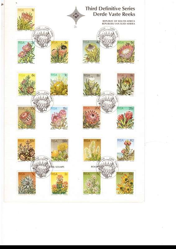 4 X RSA DEFINITIVE SERIES PLUS LARGE FDC SEE PICS