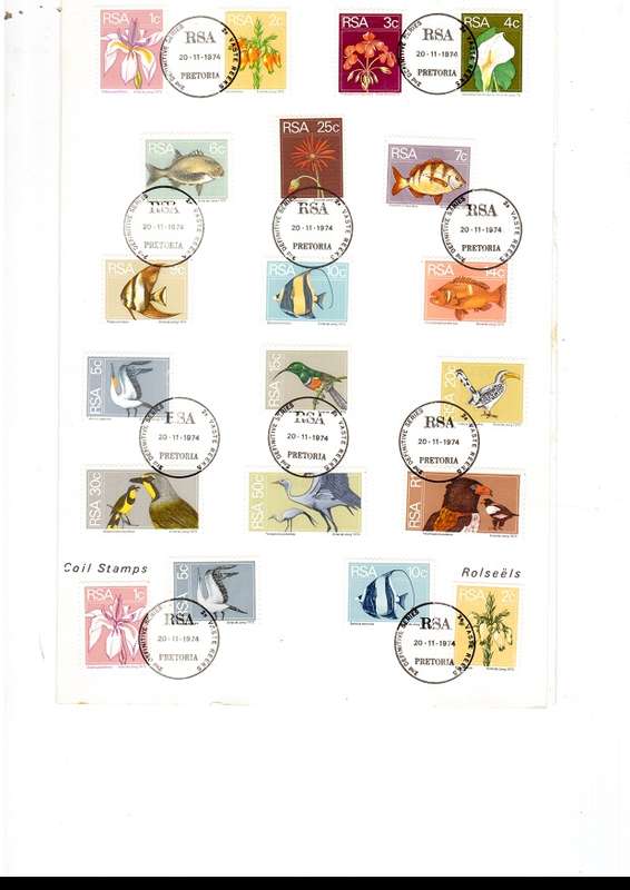 4 X RSA DEFINITIVE SERIES PLUS LARGE FDC SEE PICS