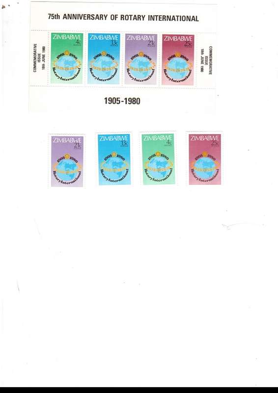 ZIMBABWE 5 X FDC`S AND MINT STAMPS SEE PICS