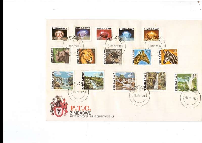 ZIMBABWE 5 X FDC`S AND MINT STAMPS SEE PICS