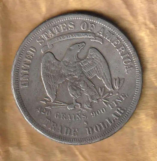 1871 Seated Liberty Trade Dollar forgery