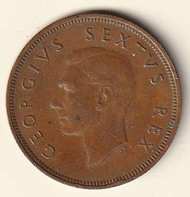 1951 Penny Union of South Africa