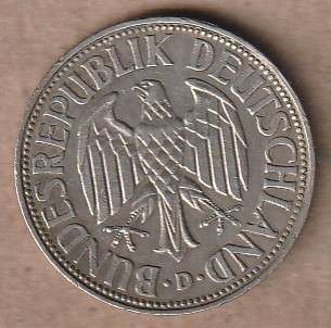 1963 Germany Bundes Republik 1 Deutsche Mark