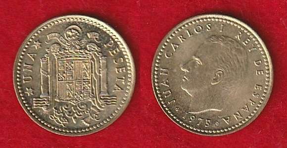 Spain Una Paseta 1975 UNC