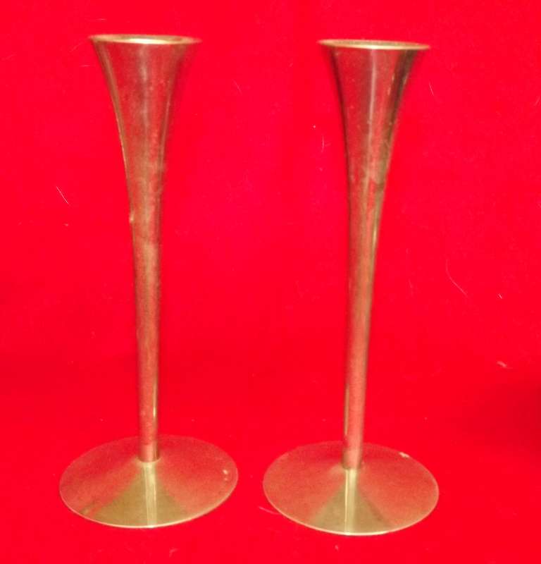 1960 Solingen Germany candle stick holders /Arthur Salm -Germany