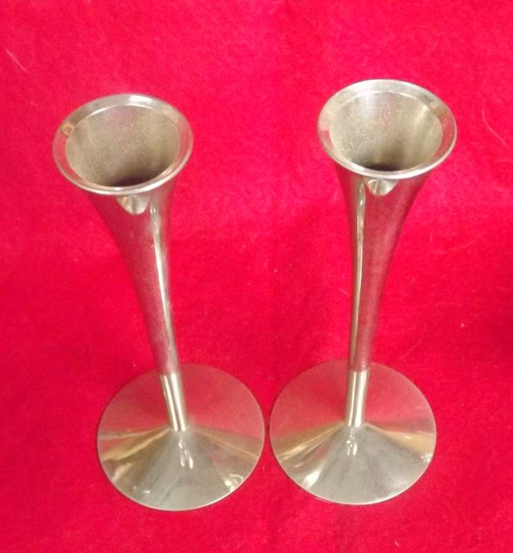 1960 Solingen Germany candle stick holders /Arthur Salm -Germany