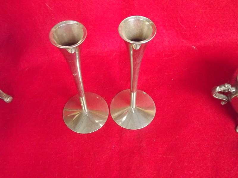 1960 Solingen Germany candle stick holders /Arthur Salm -Germany