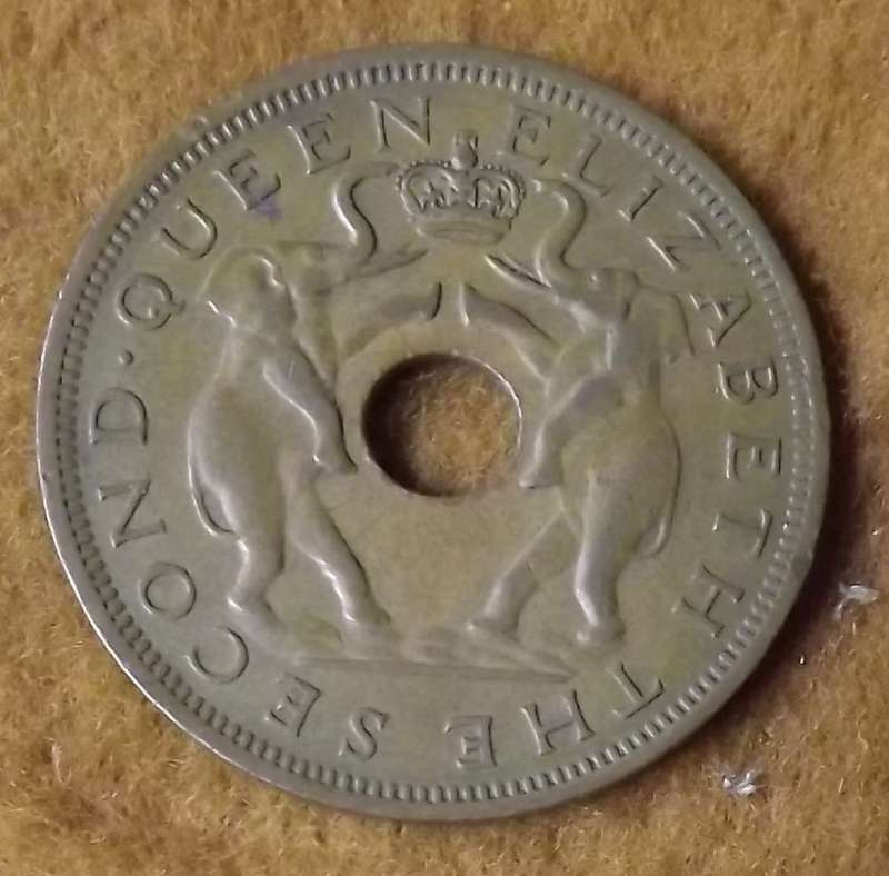 1961 Rhodesia Nyasaland Penny Excellent
