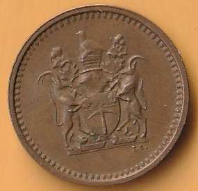 1977 Rhodesia 1 Cents Excellent see pics