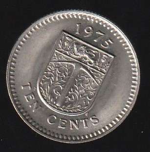 1975 Rhodesia 10 Cents -Brilliant UNC