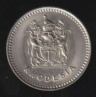 1975 Rhodesia 10 Cents -Brilliant UNC