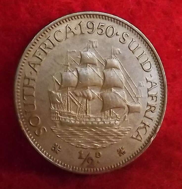 1950 Half Penny